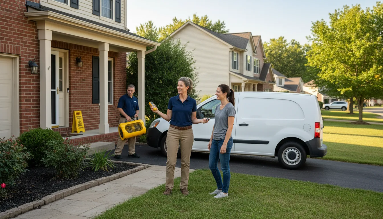 Residential water damage restoration in Itta Bena, MS